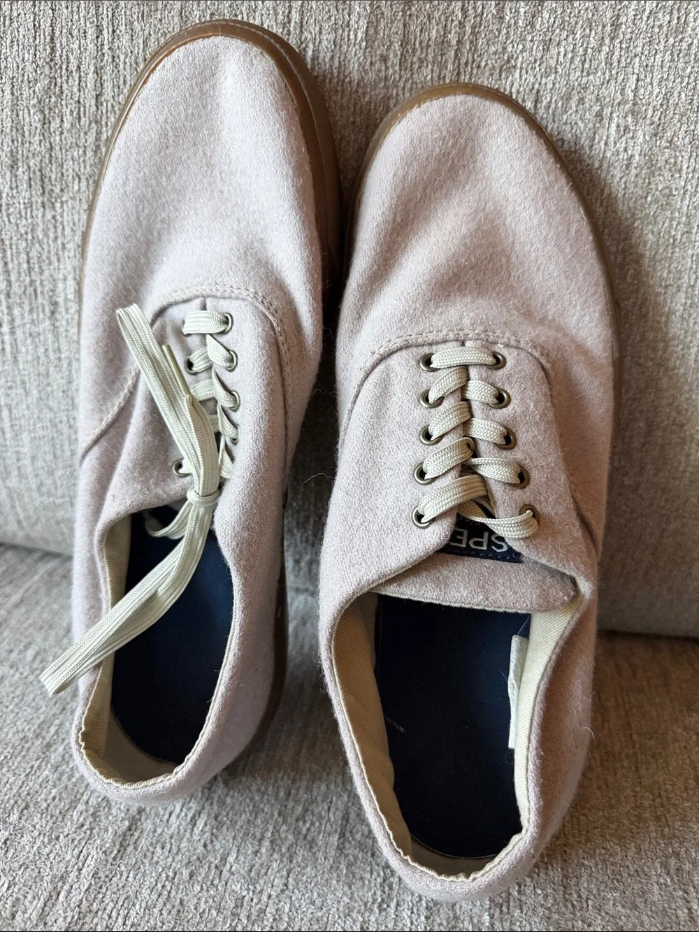 Sperry Women's Low-Top Canvas Sneakers in Light Pink
